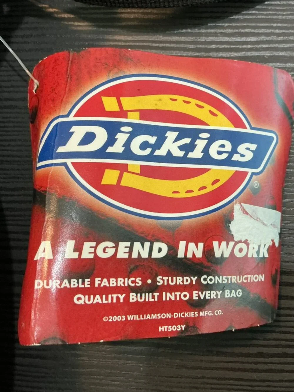 VINTAGE 90s BLUE AND BLACK DICKIES LAPTOP & GENERAL BAG NWT (NOS)
